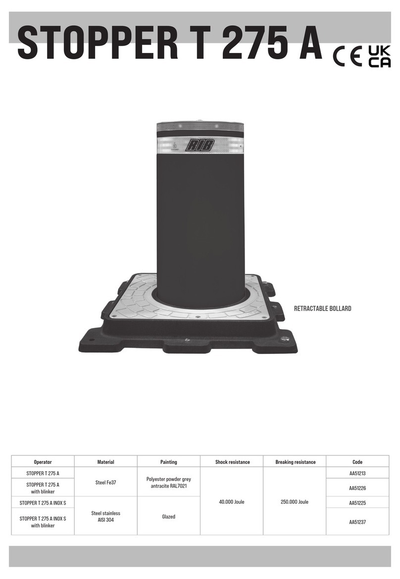 RIB STOPPER T 275 A User manual