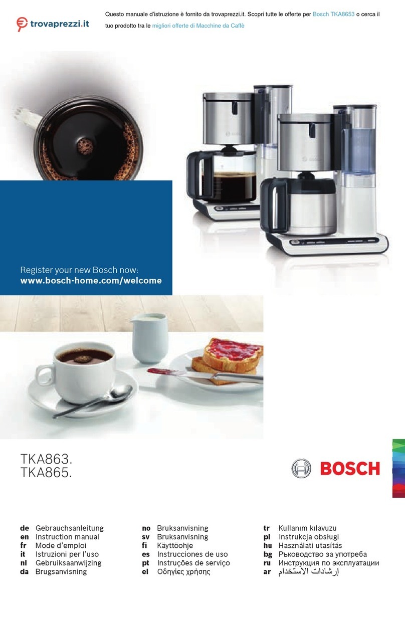 Bosch TKA8653 User manual