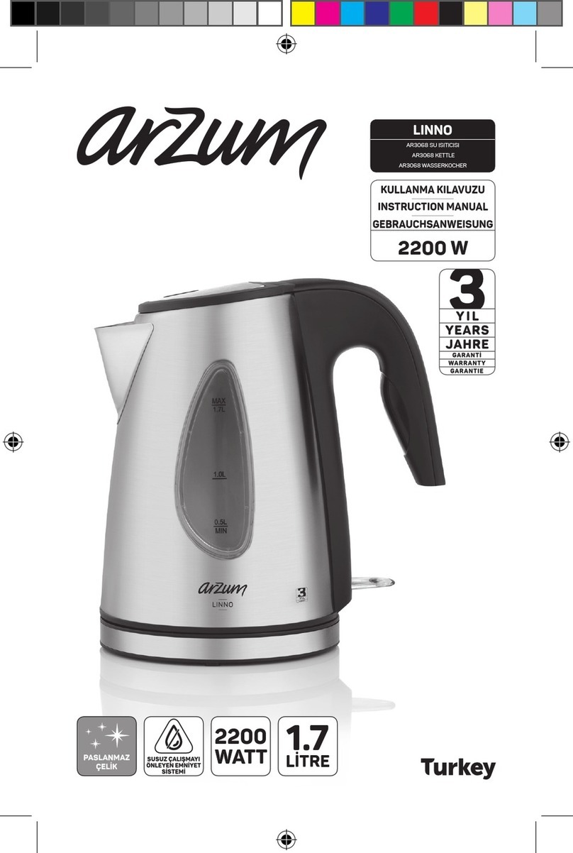 Arzum LINNO AR3068 instruction manual