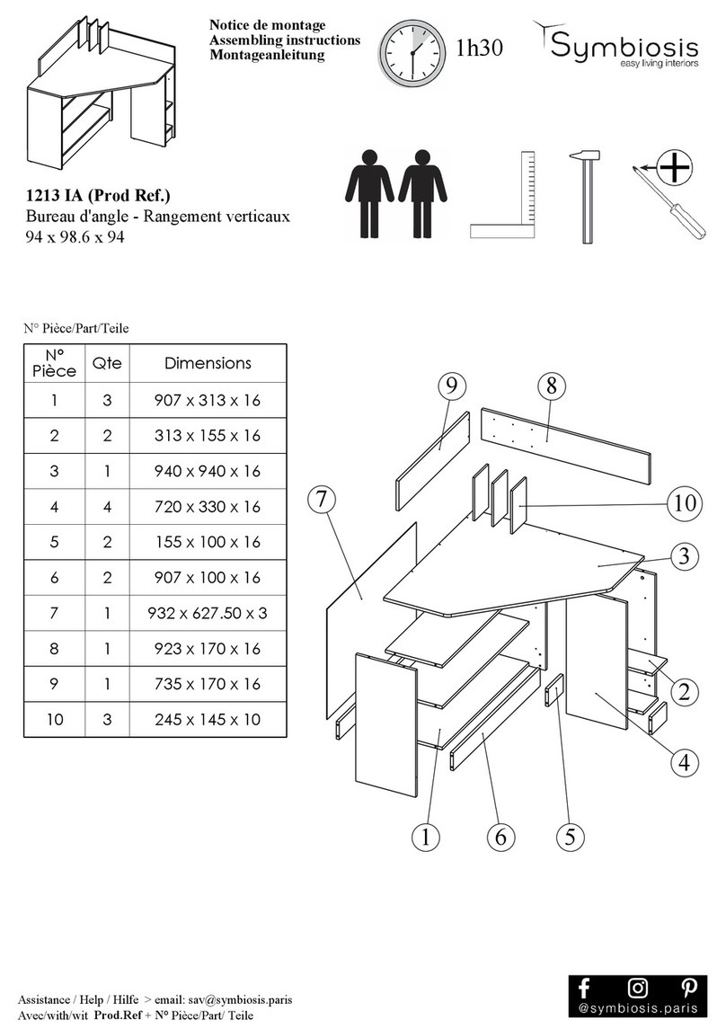 symbiosis 1213 IA Assembling instructions symbiosis 1213 IA Assembling instructions