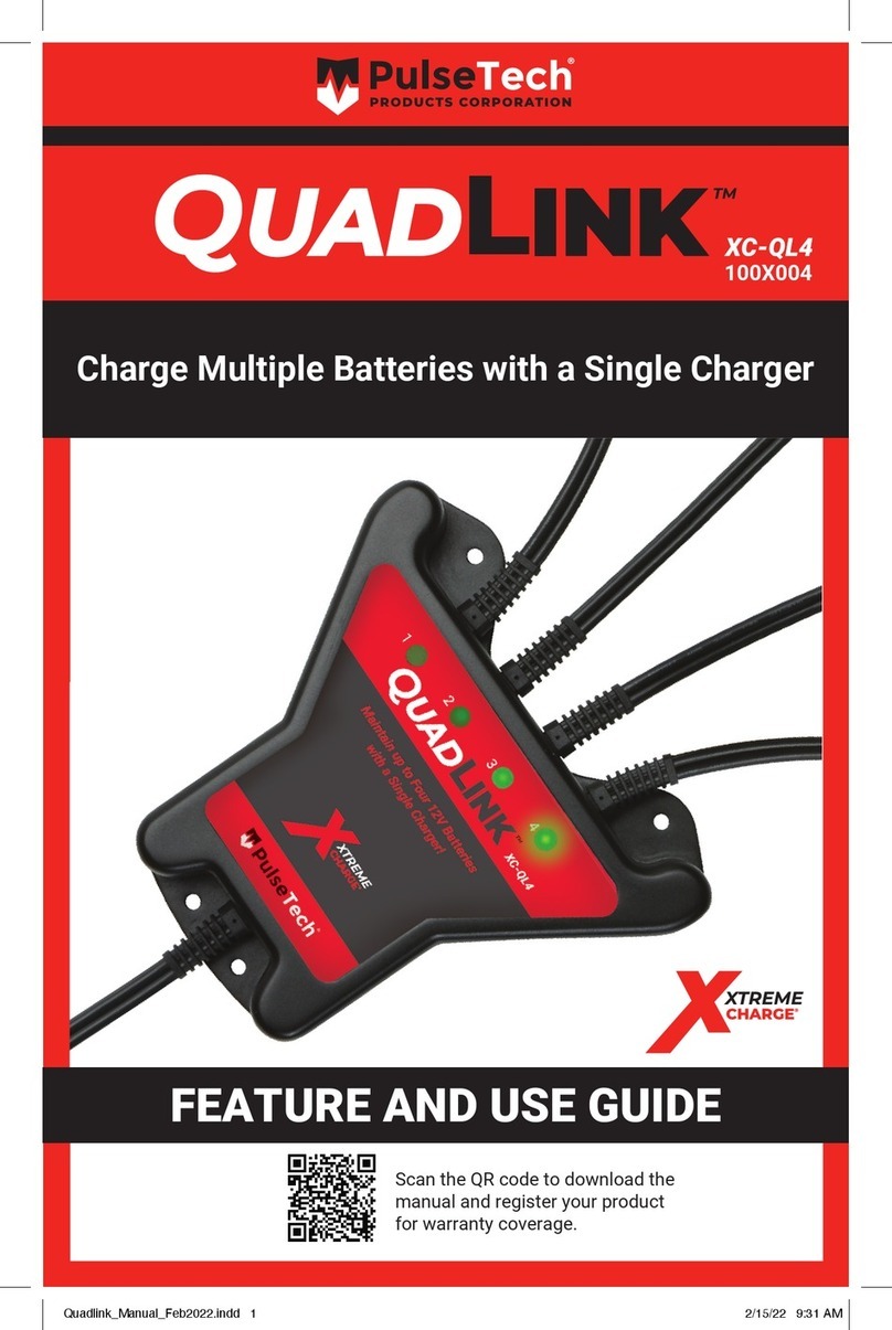 PulseTech Xtreme Charge QuadLink XC-QL4 Operating manual