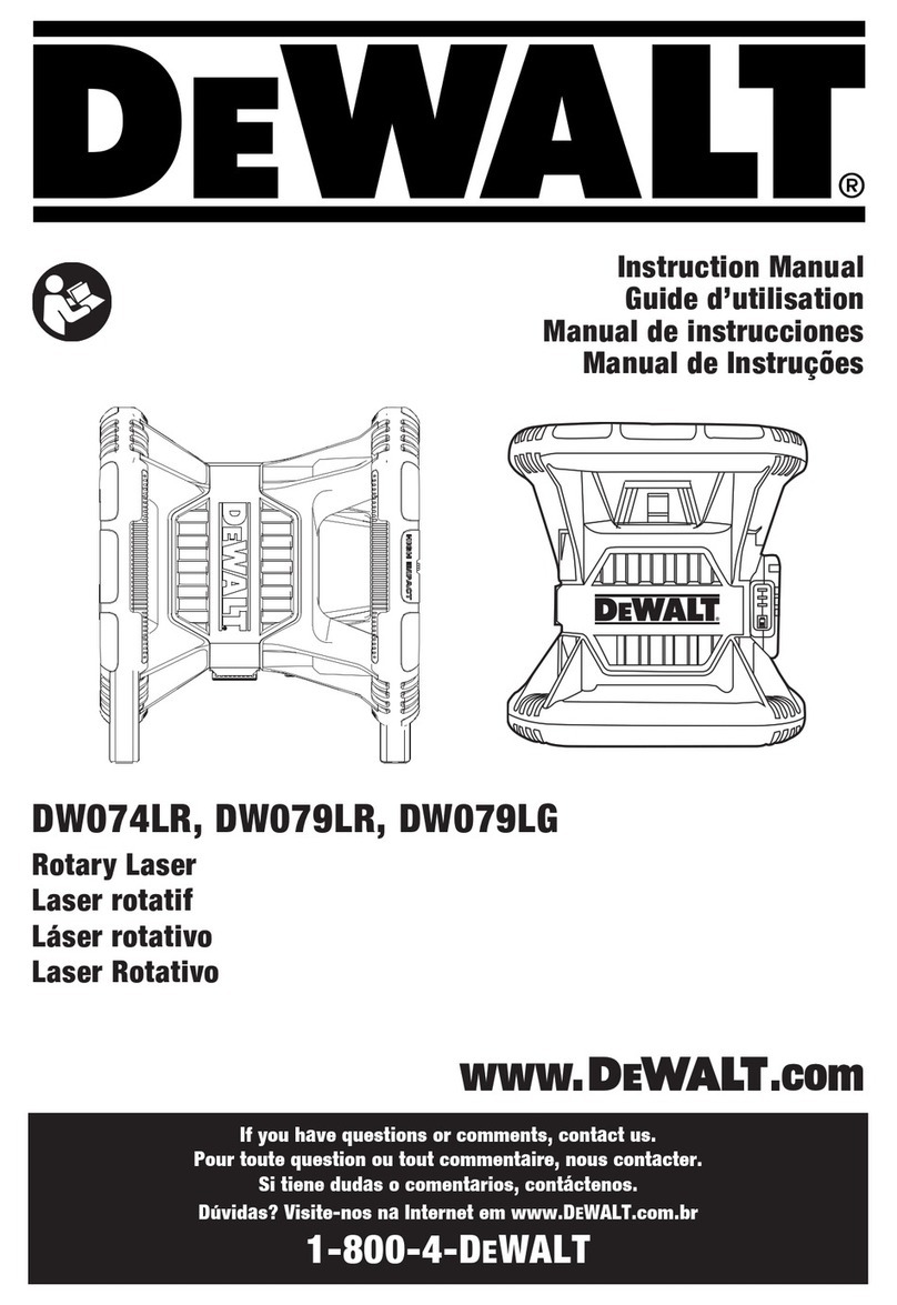 DeWalt DW079LR instruction manual