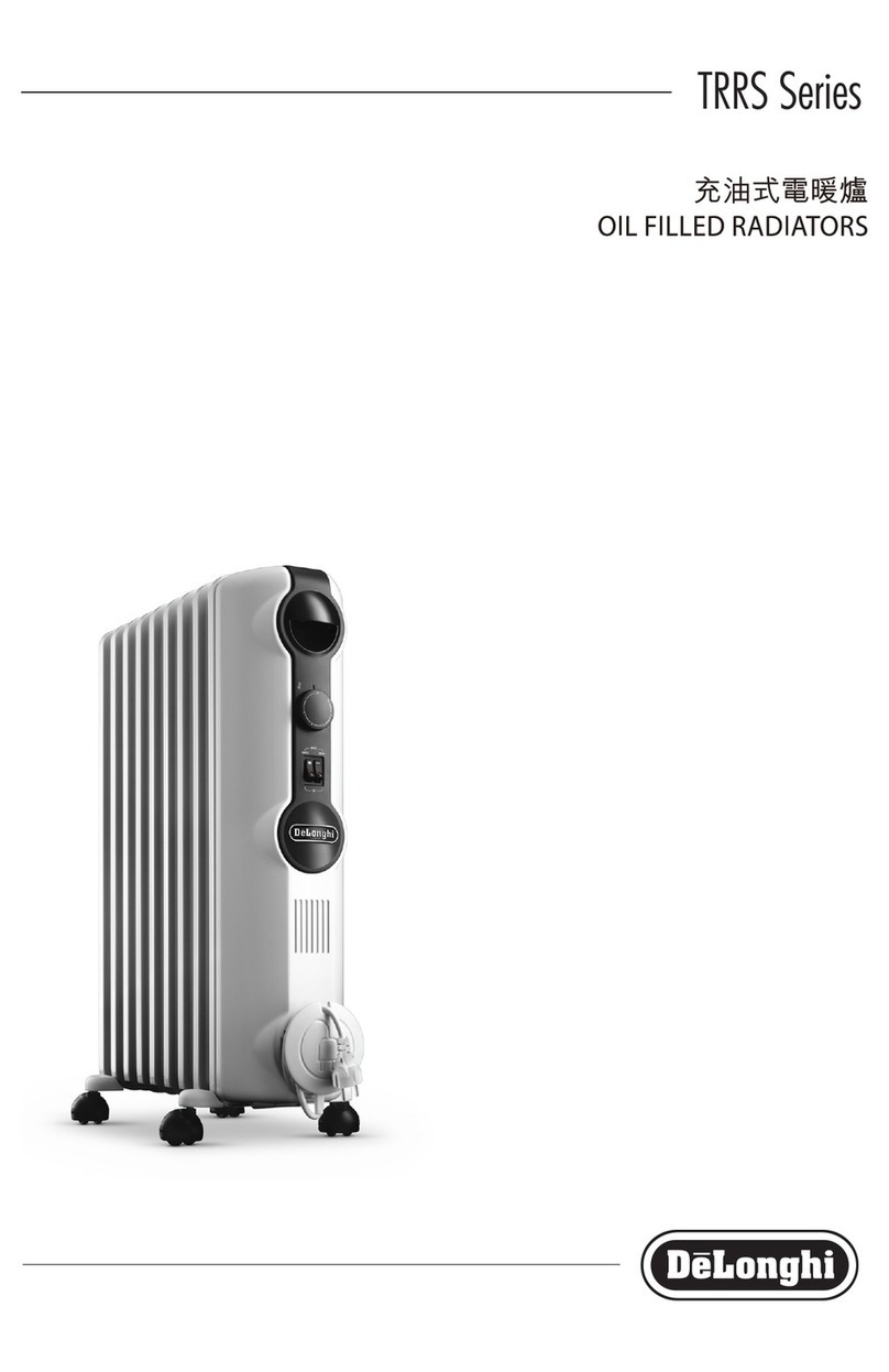 DeLonghi Radia S TRRS Series manual