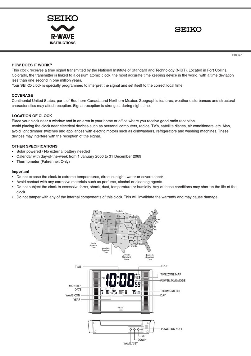 Seiko R-Wave instructions