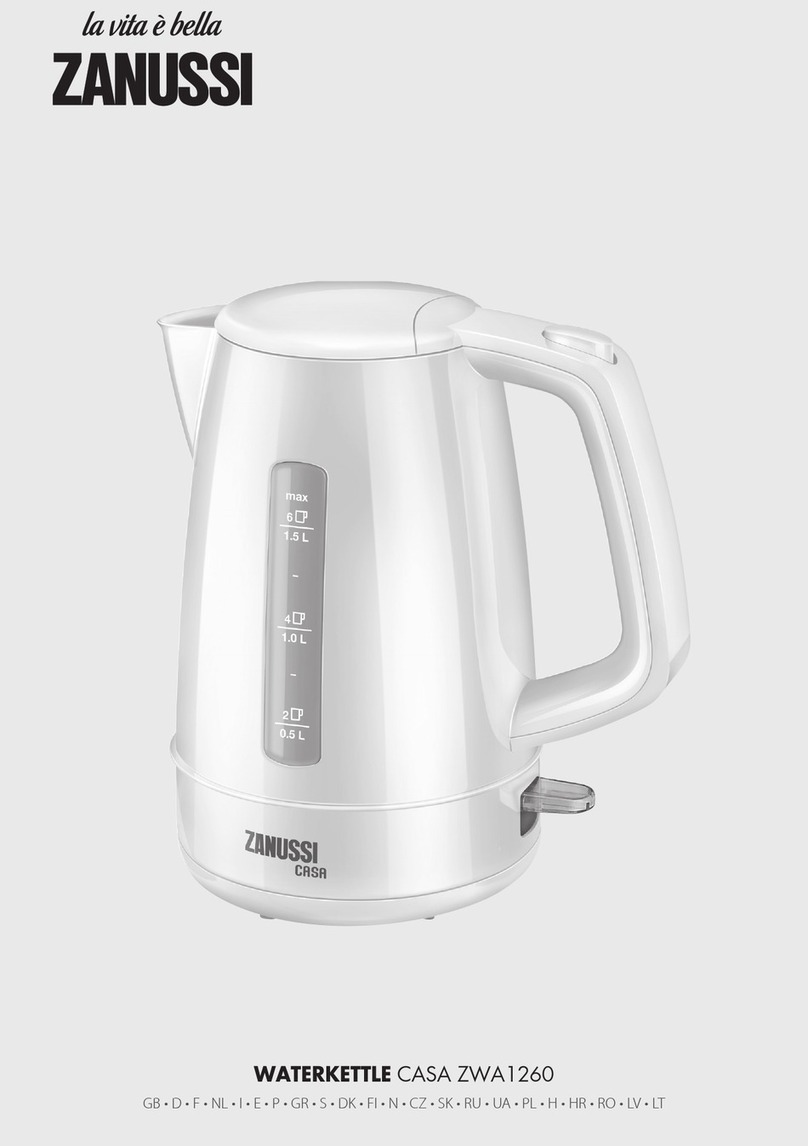 Zanussi CASA ZWA1260 User manual