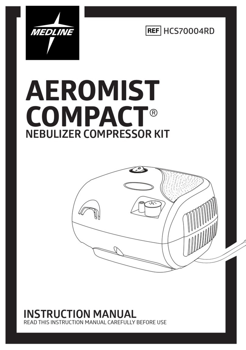 Medline AEROMIST COMPACT HCS70004RD instruction manual