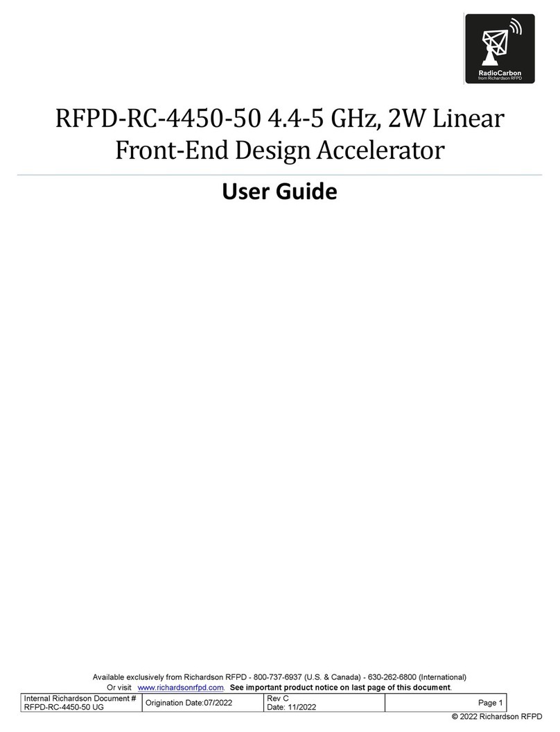 Richardson RFPD RadioCarbon RFPD-RC-4450-50 user guide