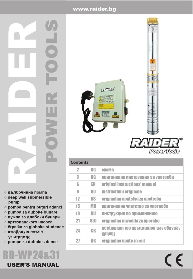 Raider RD-WP24 User manual