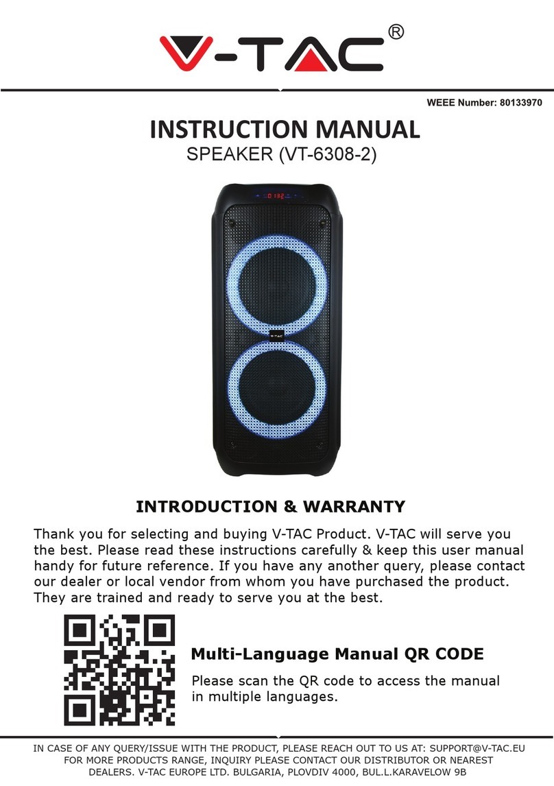 V-TAC VT-6308-2 instruction manual