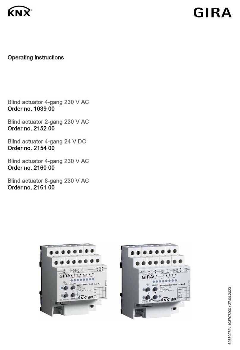 Gira KNX 1039 00 User manual