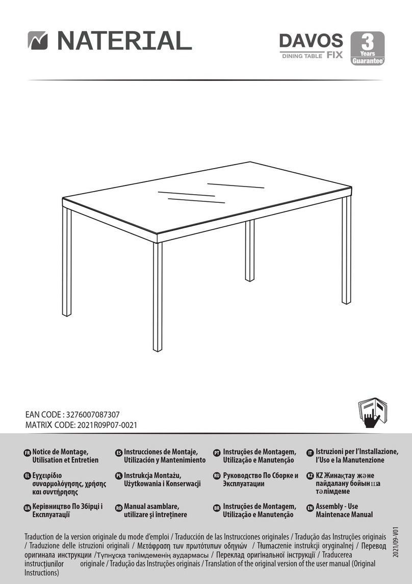 Naterial DAVOS 2021R09P07-0021 Assembly- Use Maintenace Manual Naterial DAVOS 2021R09P07-0021 Assembly- Use Maintenace Manual