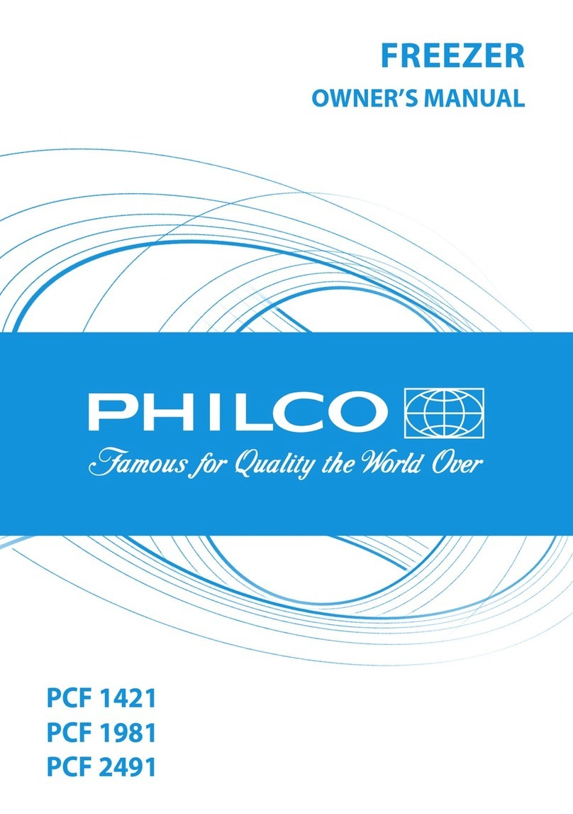 Philco PCF 1421 owner's manual