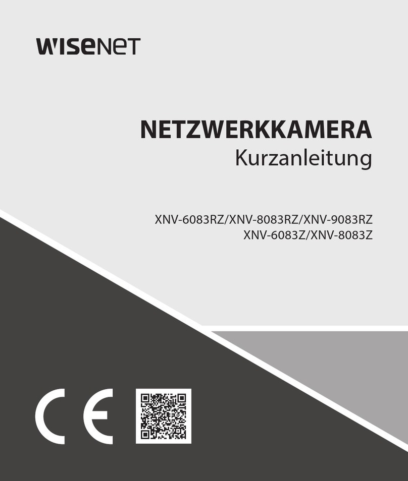 Wisenet XNV-9083RZ manual