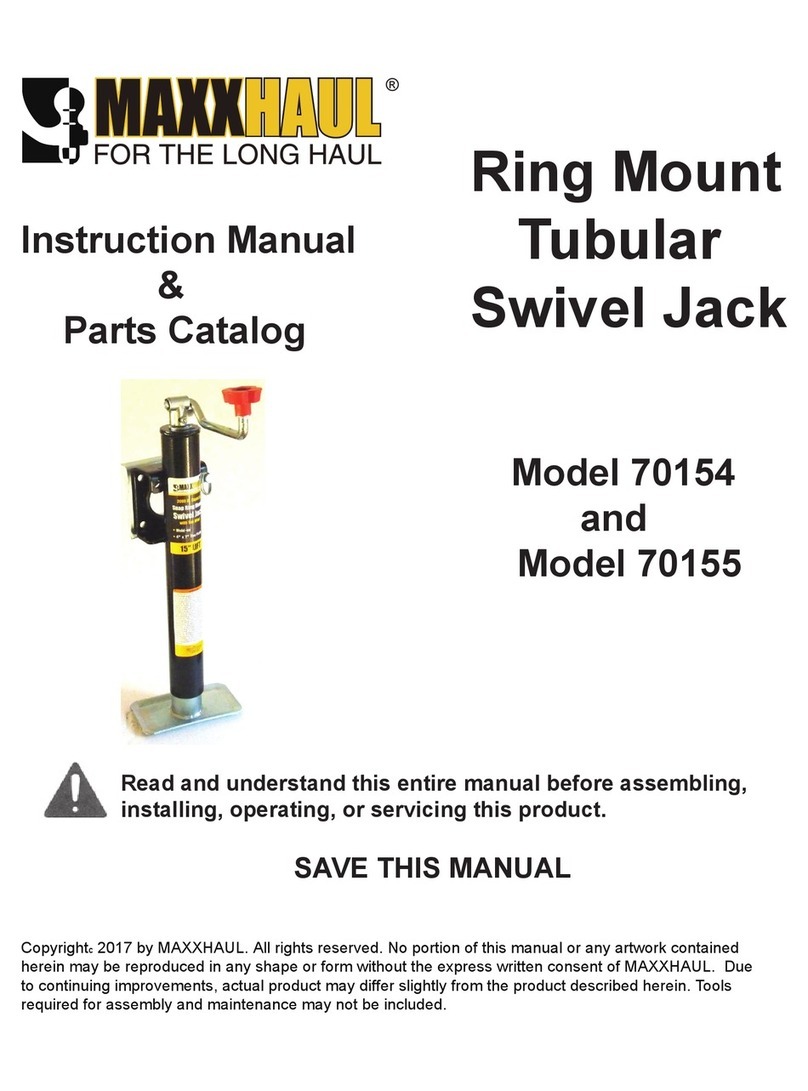 Maxxhaul 70154 Instruction manual parts catalog