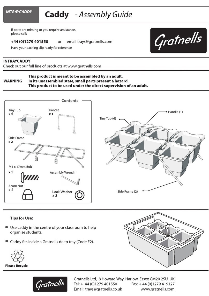 Gratnells Caddy Assembly guide