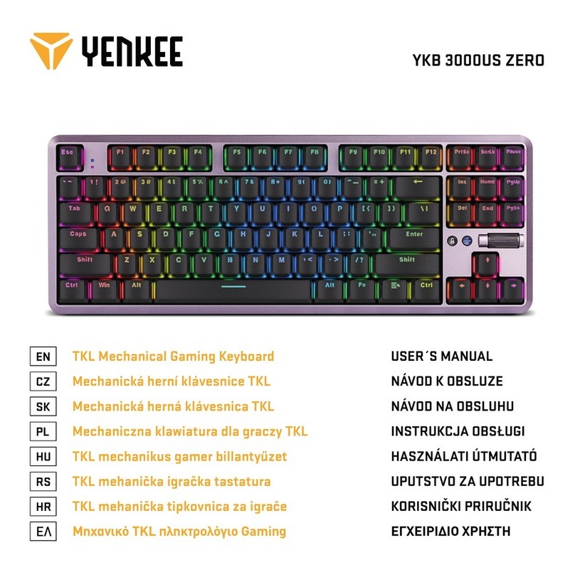 Yenkee YKB 3000US ZERO user manual