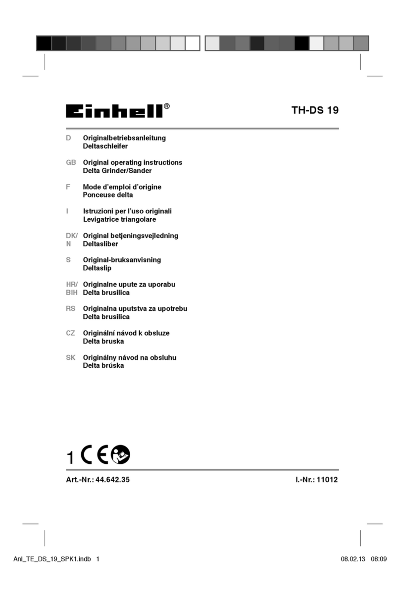 EINHELL TH-DS 19 Original operating instructions