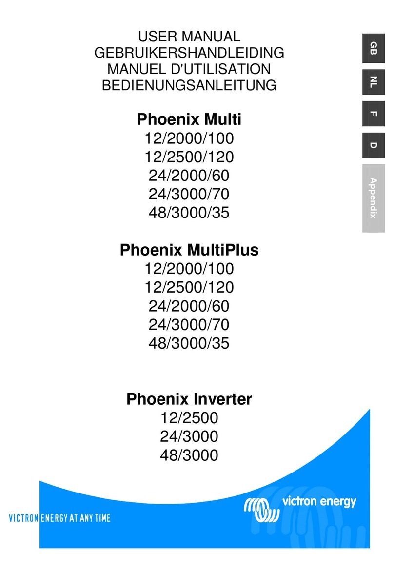 Victron energy Phoenix Multi User manual