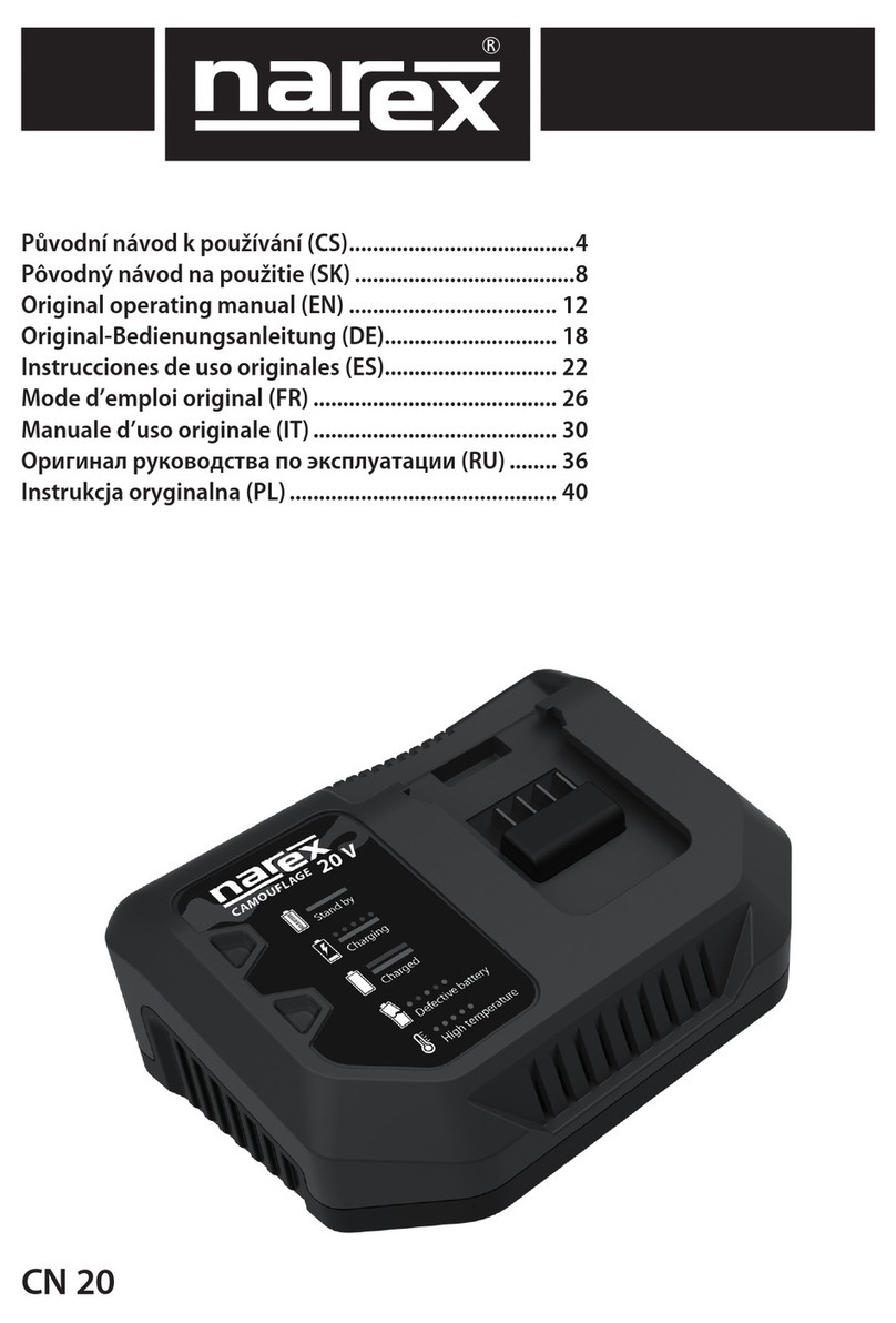Narex CN 20 Original operating manual