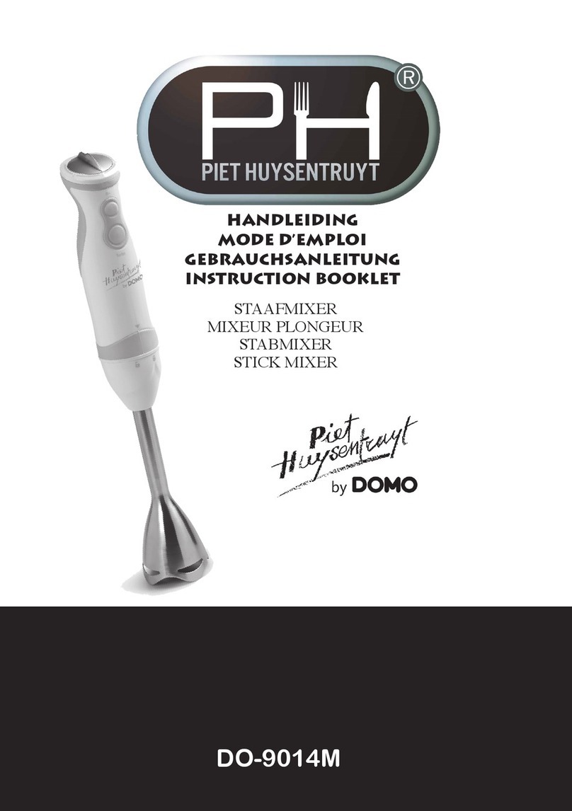 Domo PIET HUYSENTRUYT DO-9014M Instruction booklet