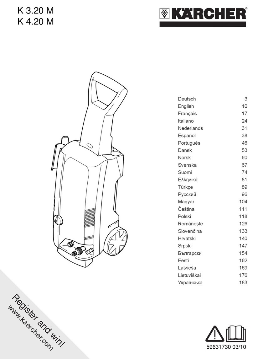Kärcher K 3.95 M User manual