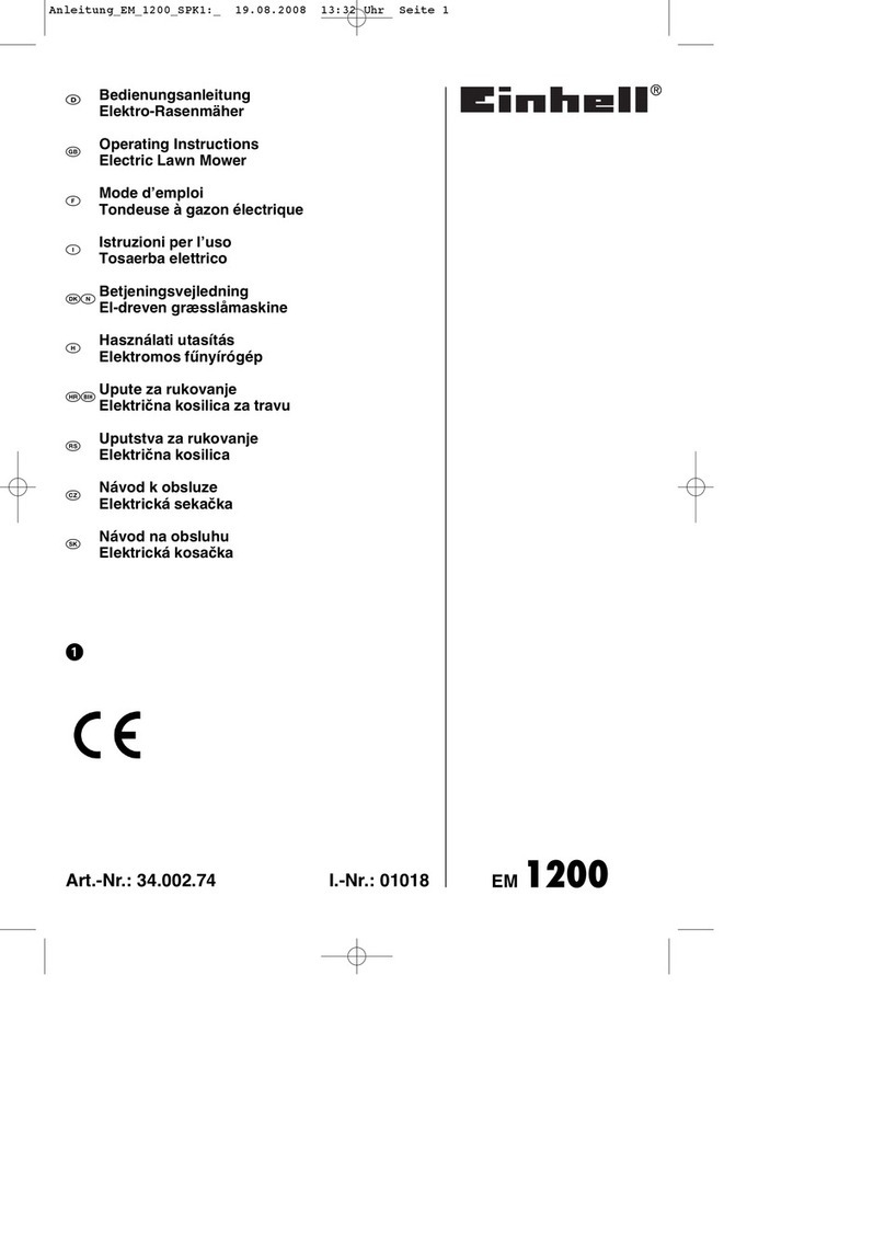 EINHELL EM 1200 User manual
