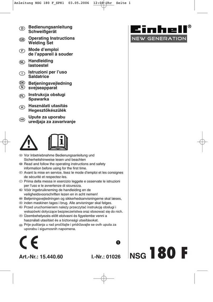 EINHELL NSG 180 F User manual