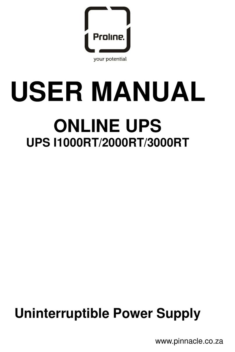 Proline UPS I1000RT user manual