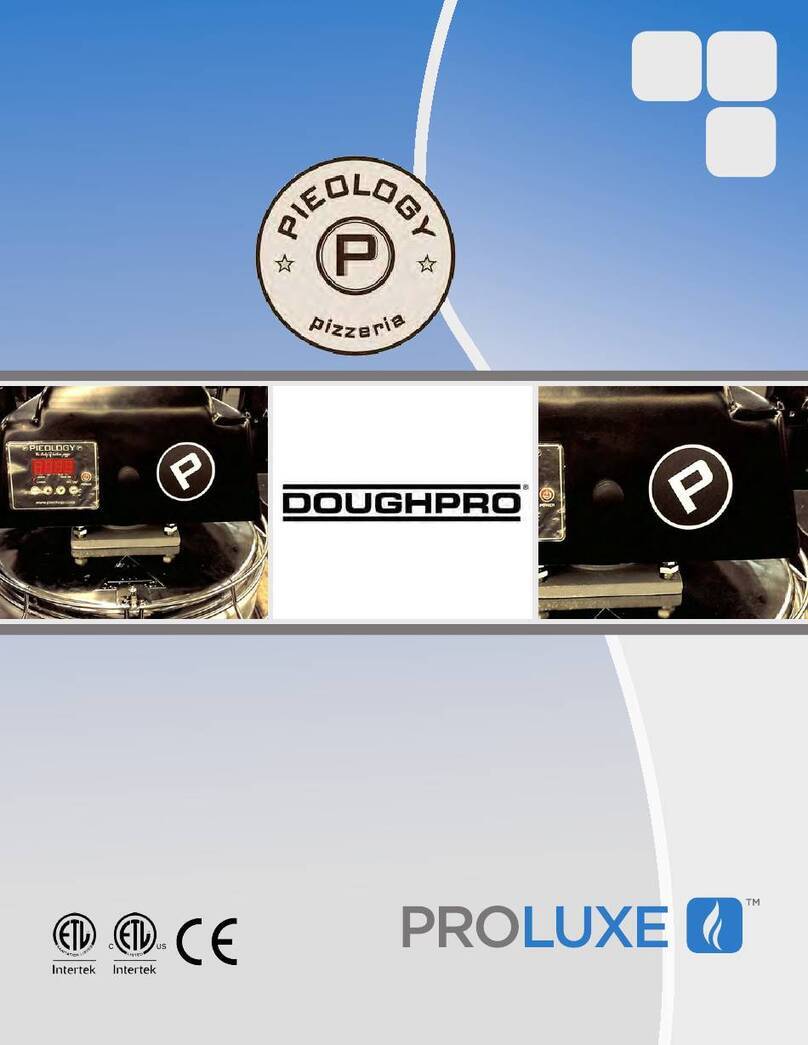Doughpro Proluxe DP2010PIPG User manual