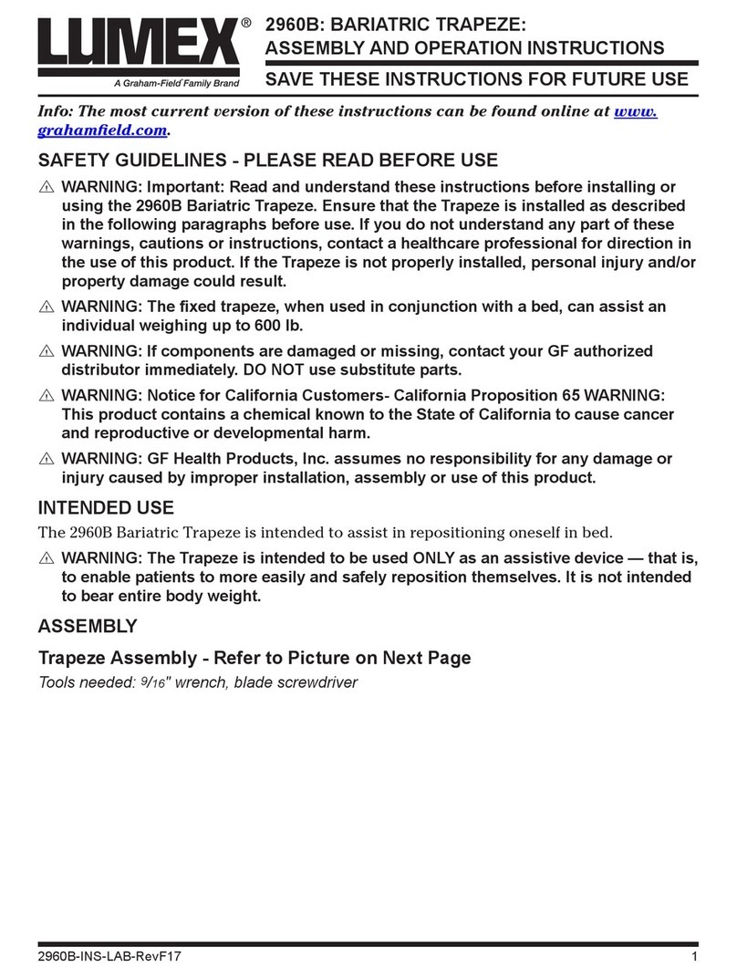 Graham Field Lumex 2960B Parts list manual