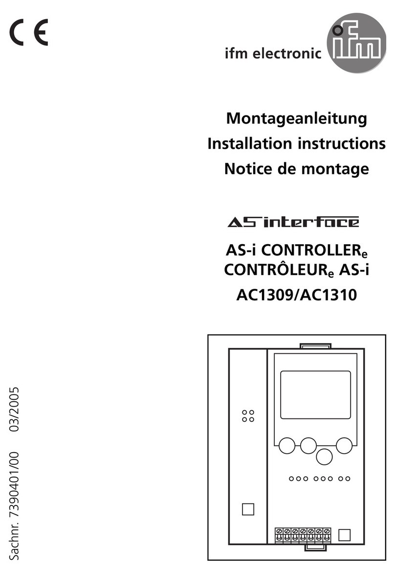 IFM Electronic ASinterface AC1309 installation instructions IFM Electronic ASinterface AC1309 installation instructions