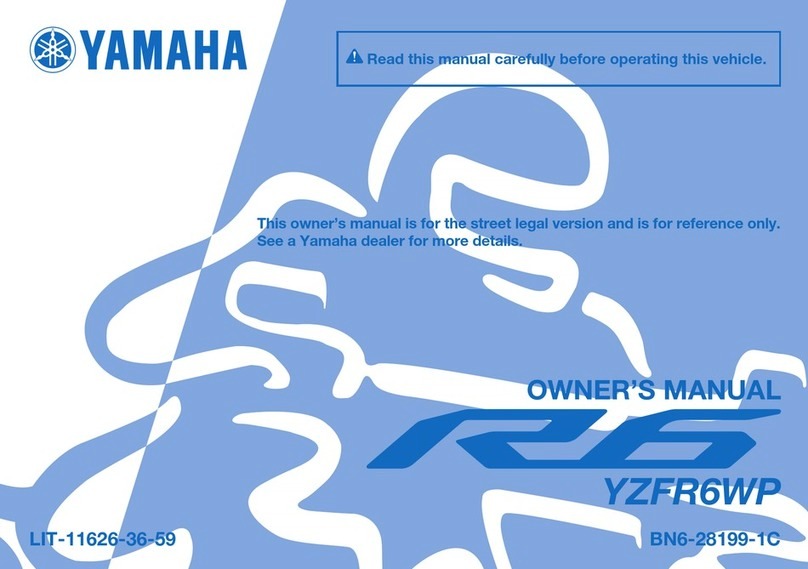 Yamaha R6 2023 User manual