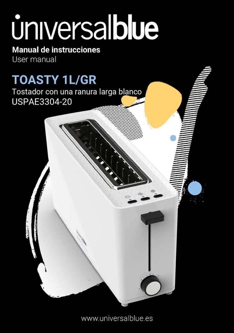 Universal Blue TOASTY 1L/GR User manual