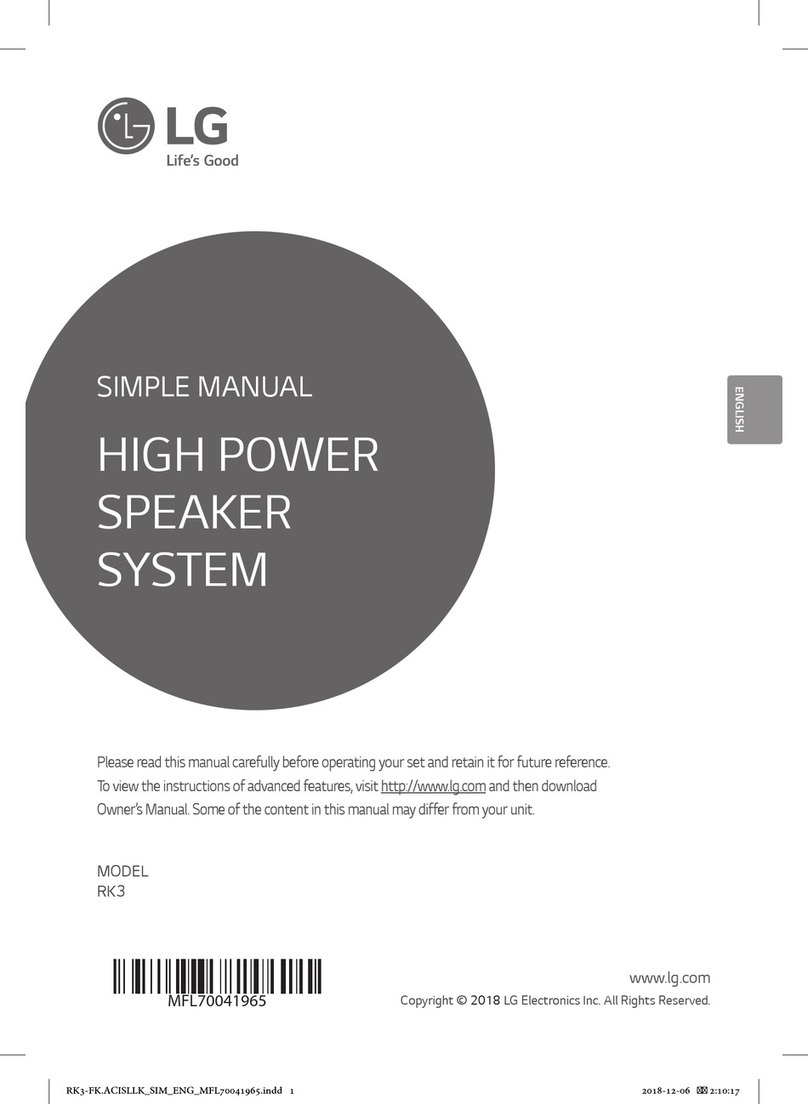 LG RK3 Specification sheet