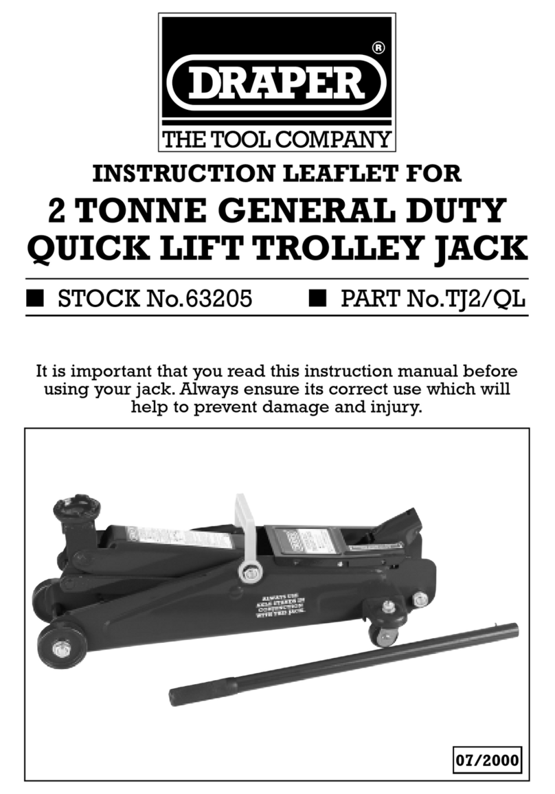 Draper TJ2/QL Instruction leaflet