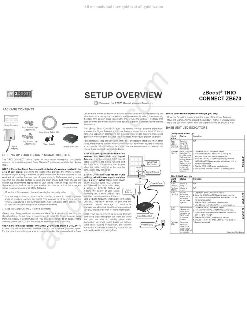 zBoost Trio Workspace ZB570 Installation guide
