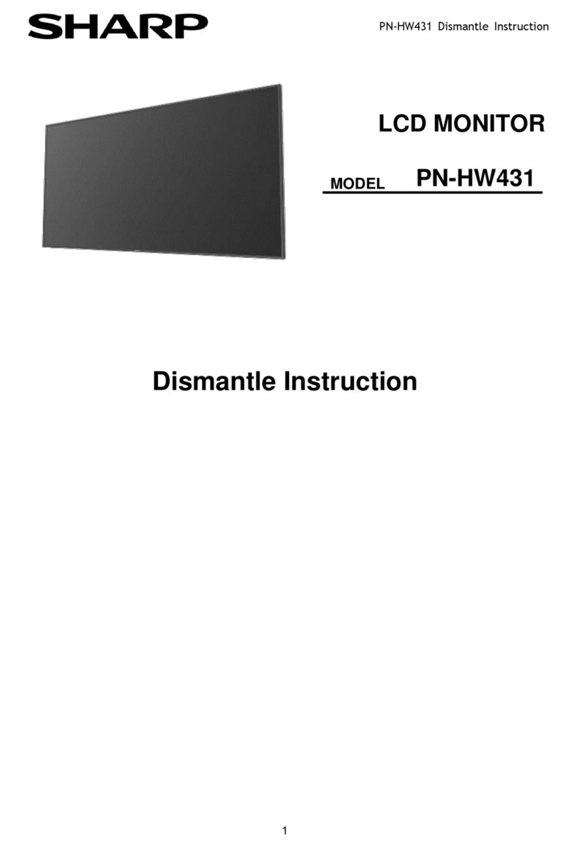 Sharp PN-HW431 User manual