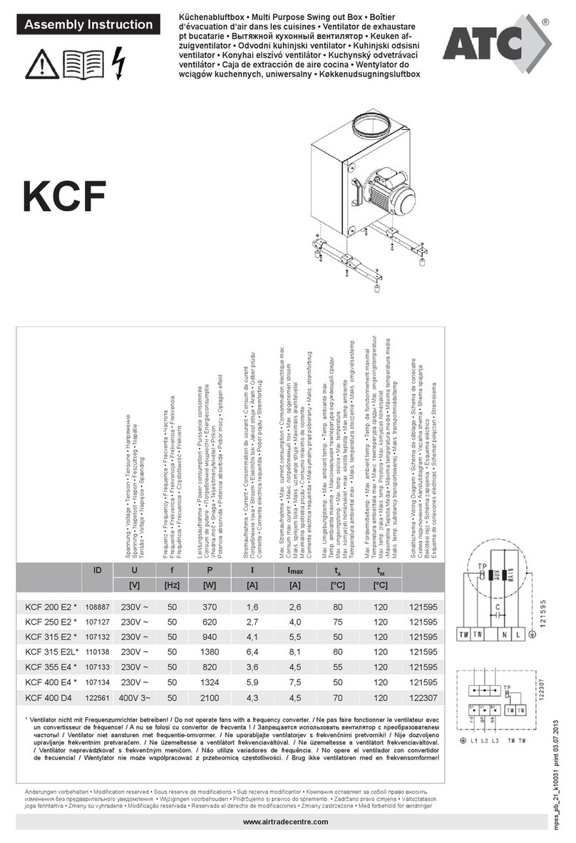 ATC KCF Series Assembly instruction