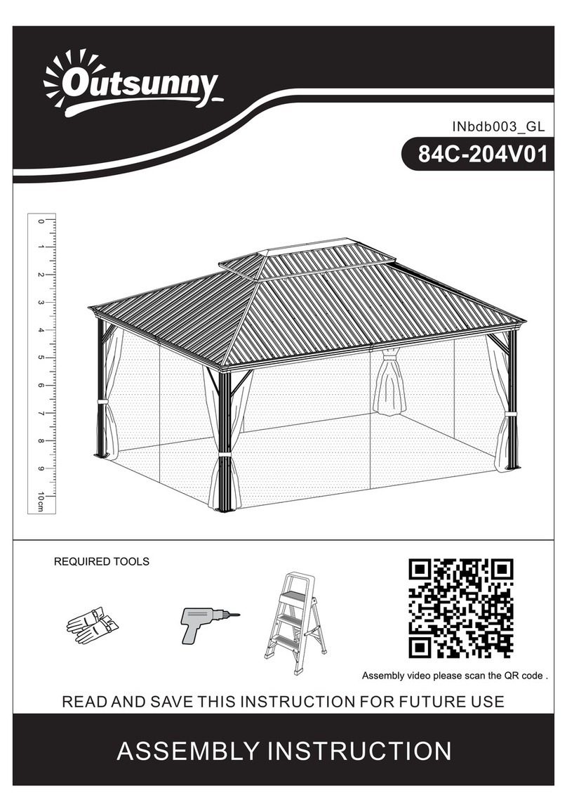 Outsunny 84C-204V01 Assembly instructions Outsunny 84C-204V01 Assembly instructions