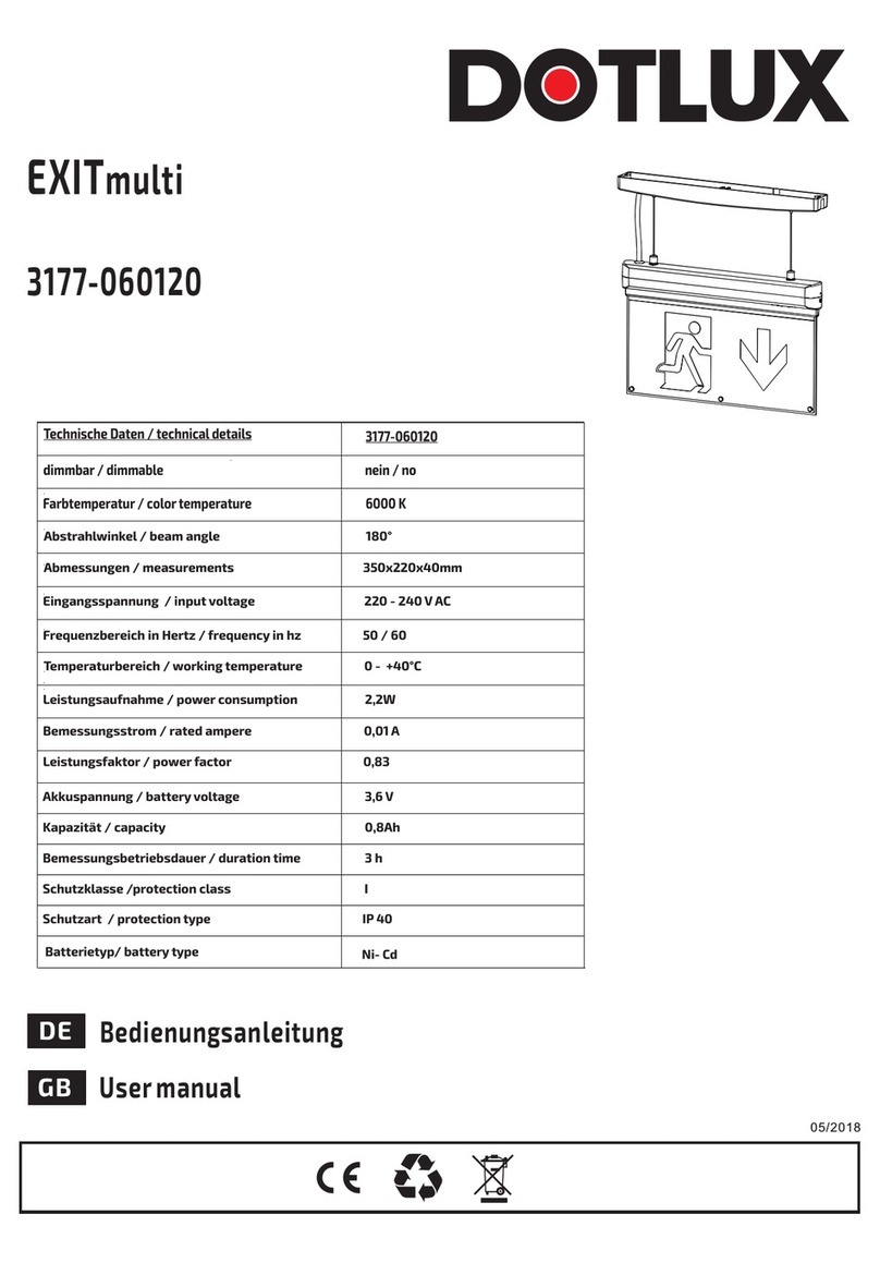 DOTLUX EXITmulti 3177-060120 User manual DOTLUX EXITmulti 3177-060120 User manual