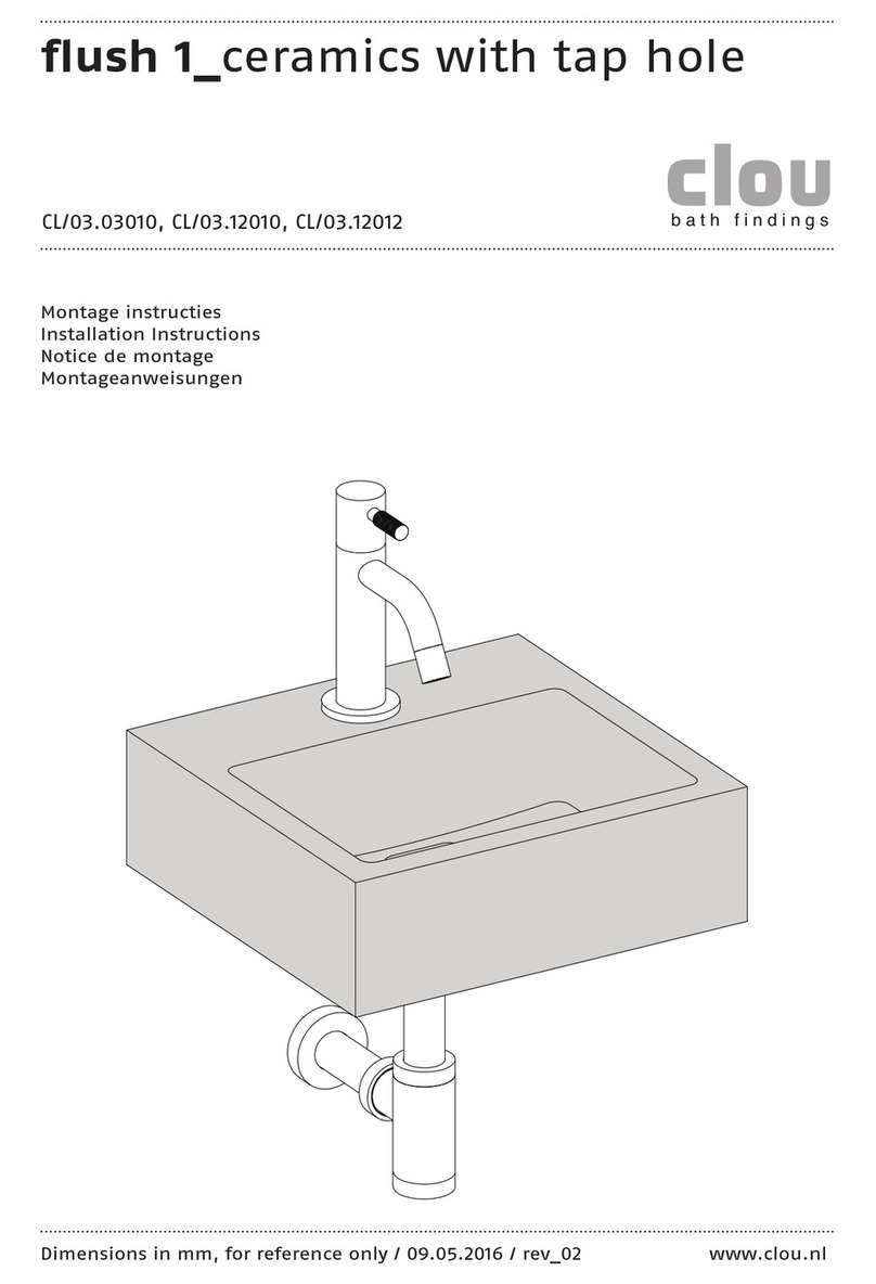 Clou flush 1 User manual