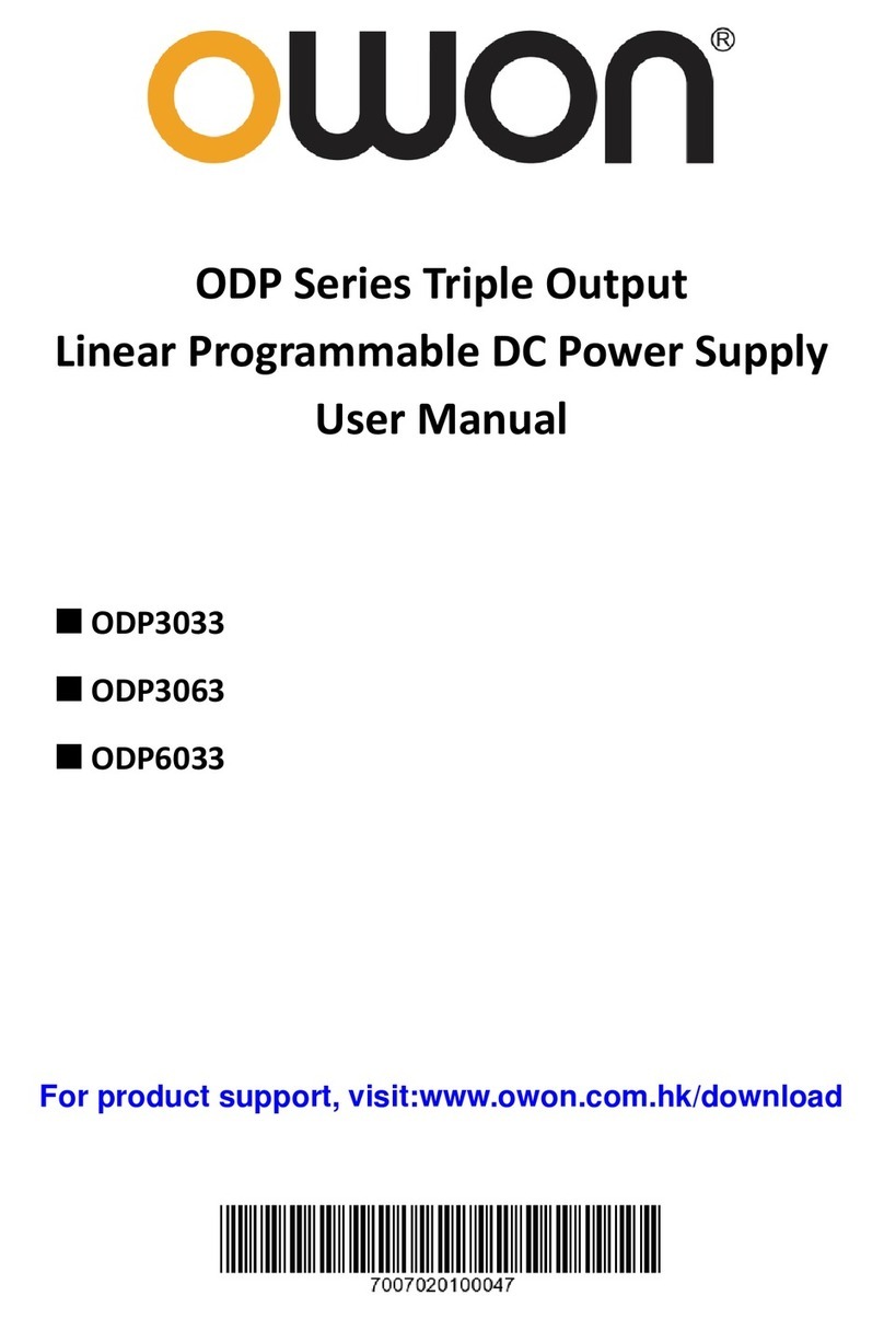 Owon ODP3033 user manual