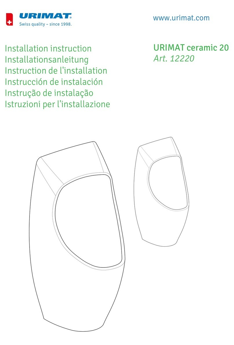 URIMAT ceramic 20 Installation instruction