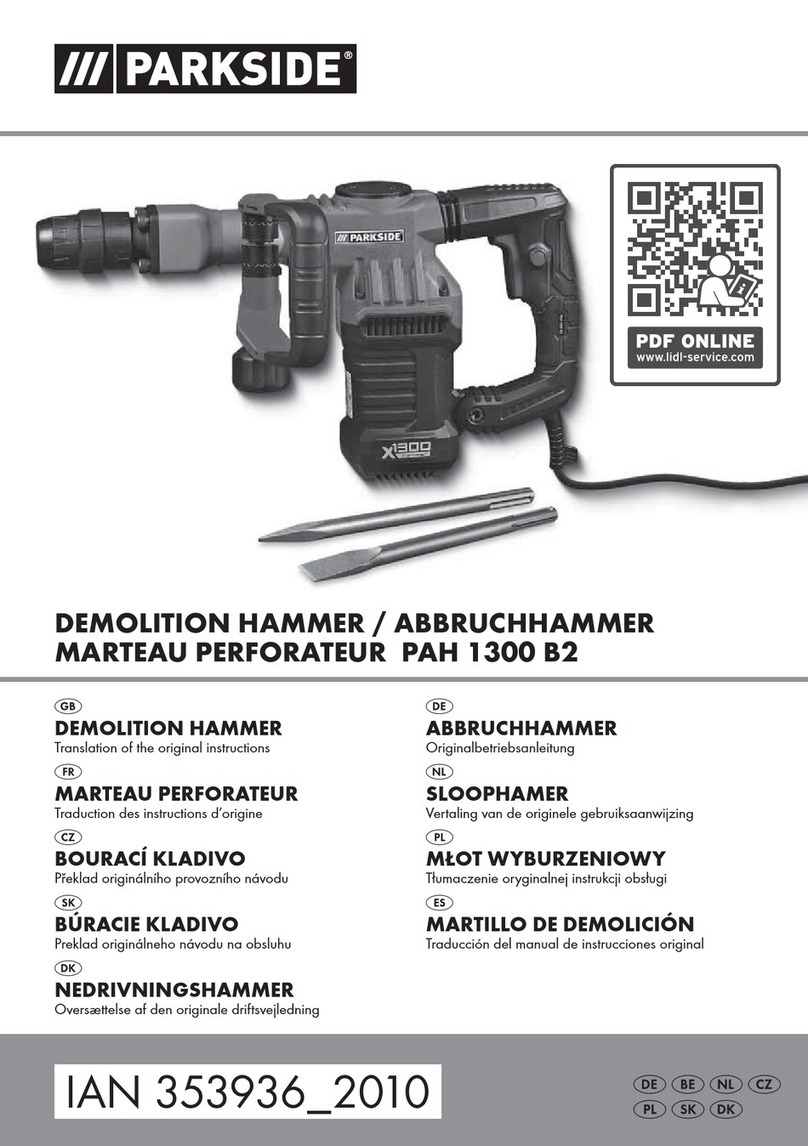 Parkside 353936 2010 Translation of the original instructions