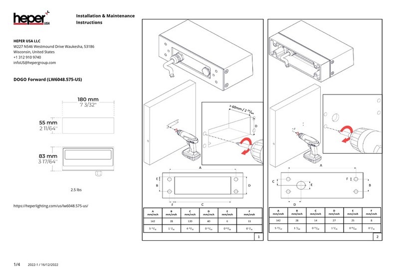 HEPER DOGO Forward Installation and operating instructions