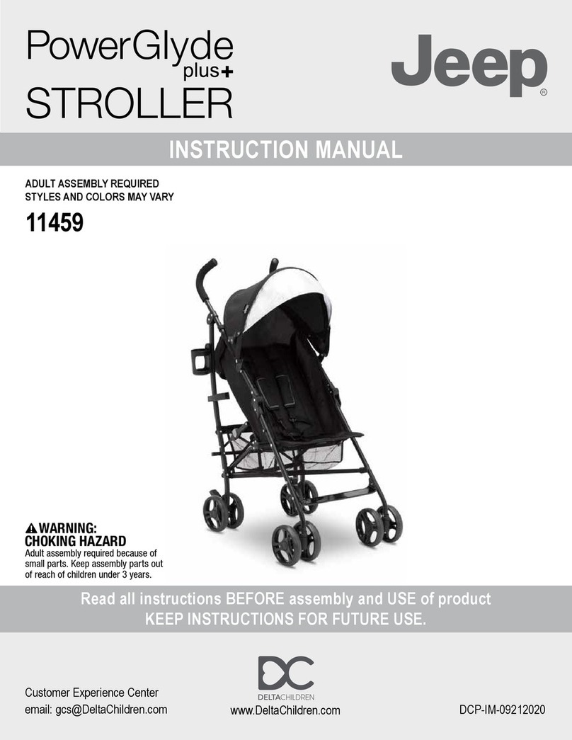 Delta Children Jeep PowerGlide plus User manual