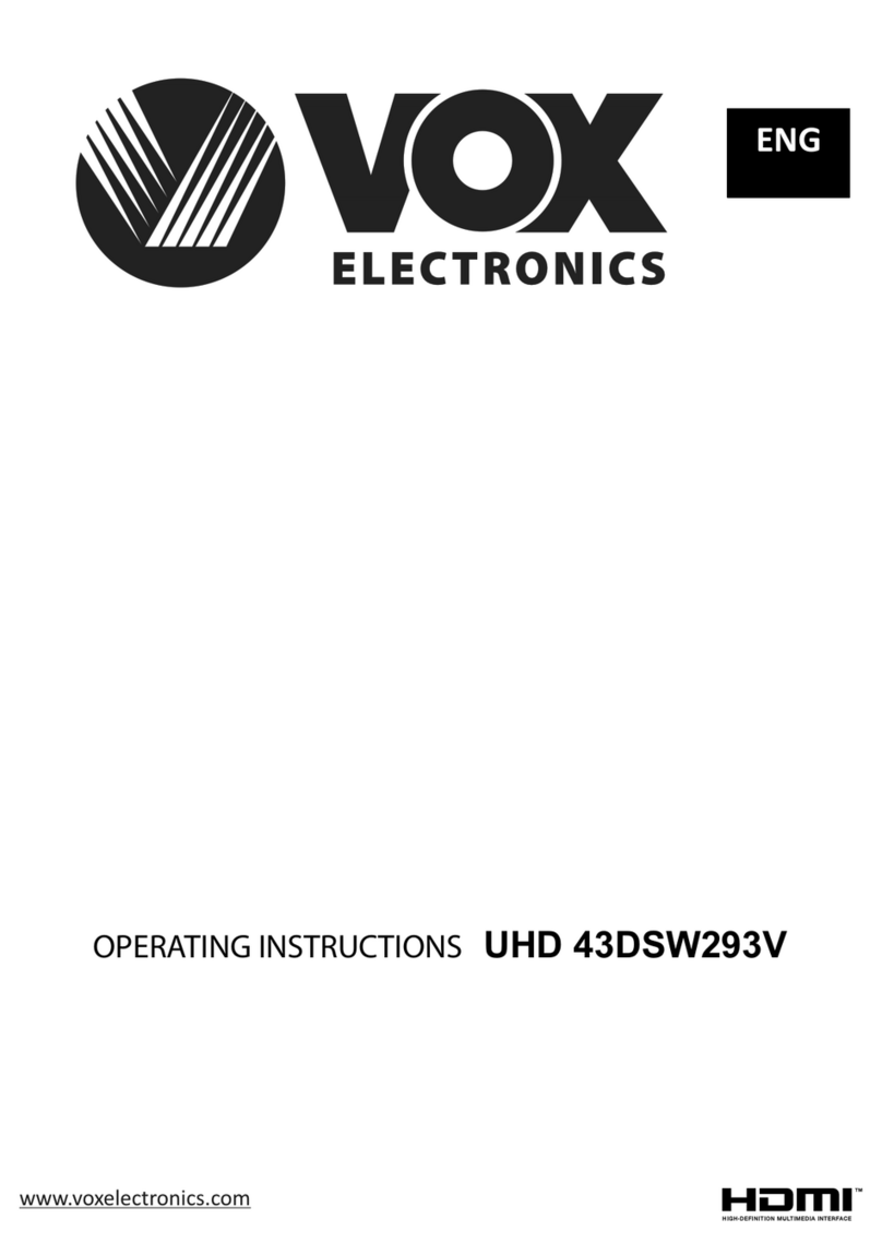 VOX electronics UHD 43DSW293V User manual VOX electronics UHD 43DSW293V User manual