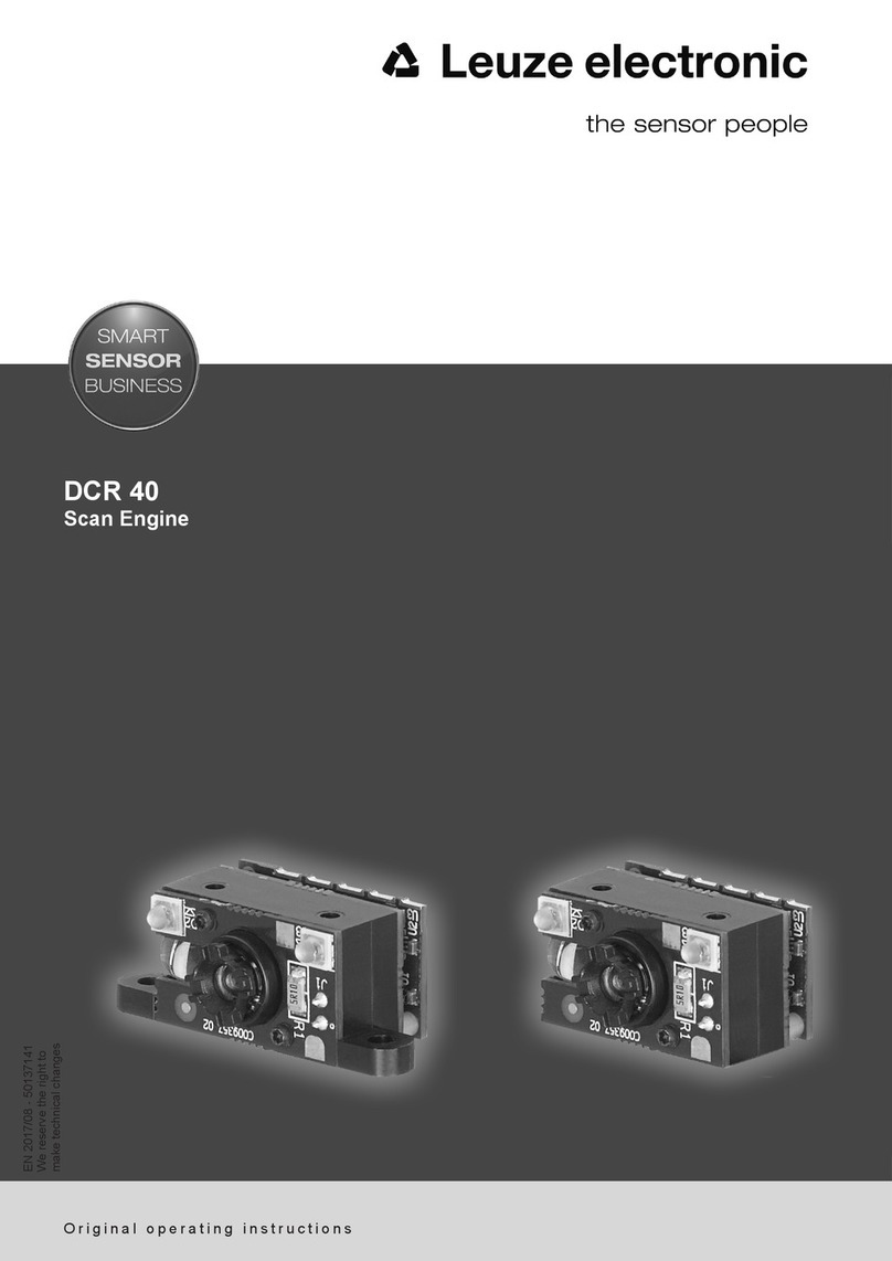 Leuze electronic DCR 40 Original operating instructions
