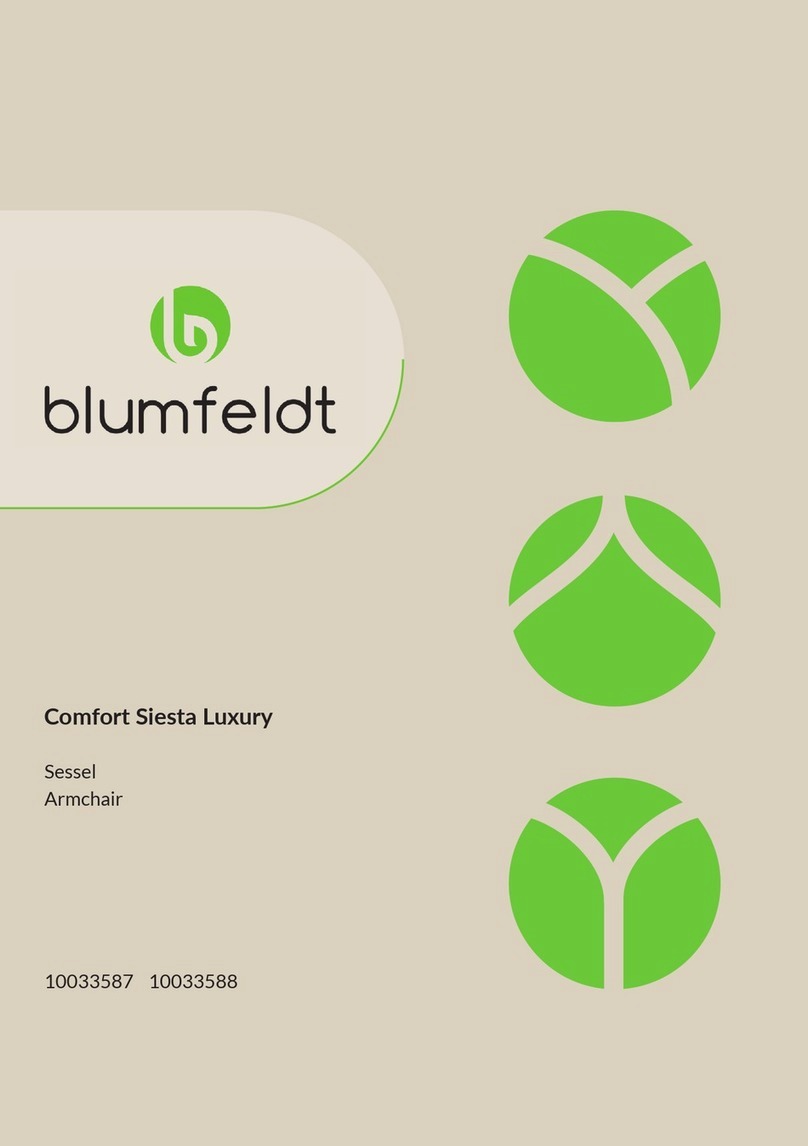 Blumfeldt Comfort Siesta Luxury 10033587 User manual