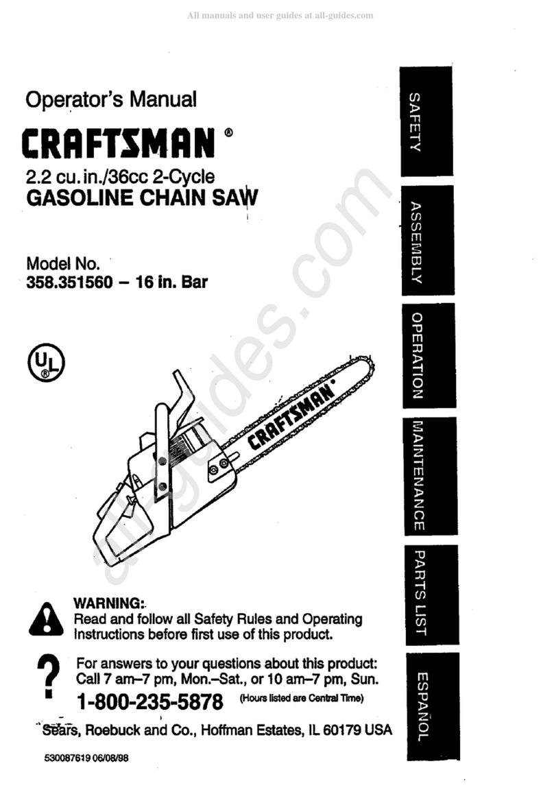 Sears Craftsman 358.351560 Operator's manual